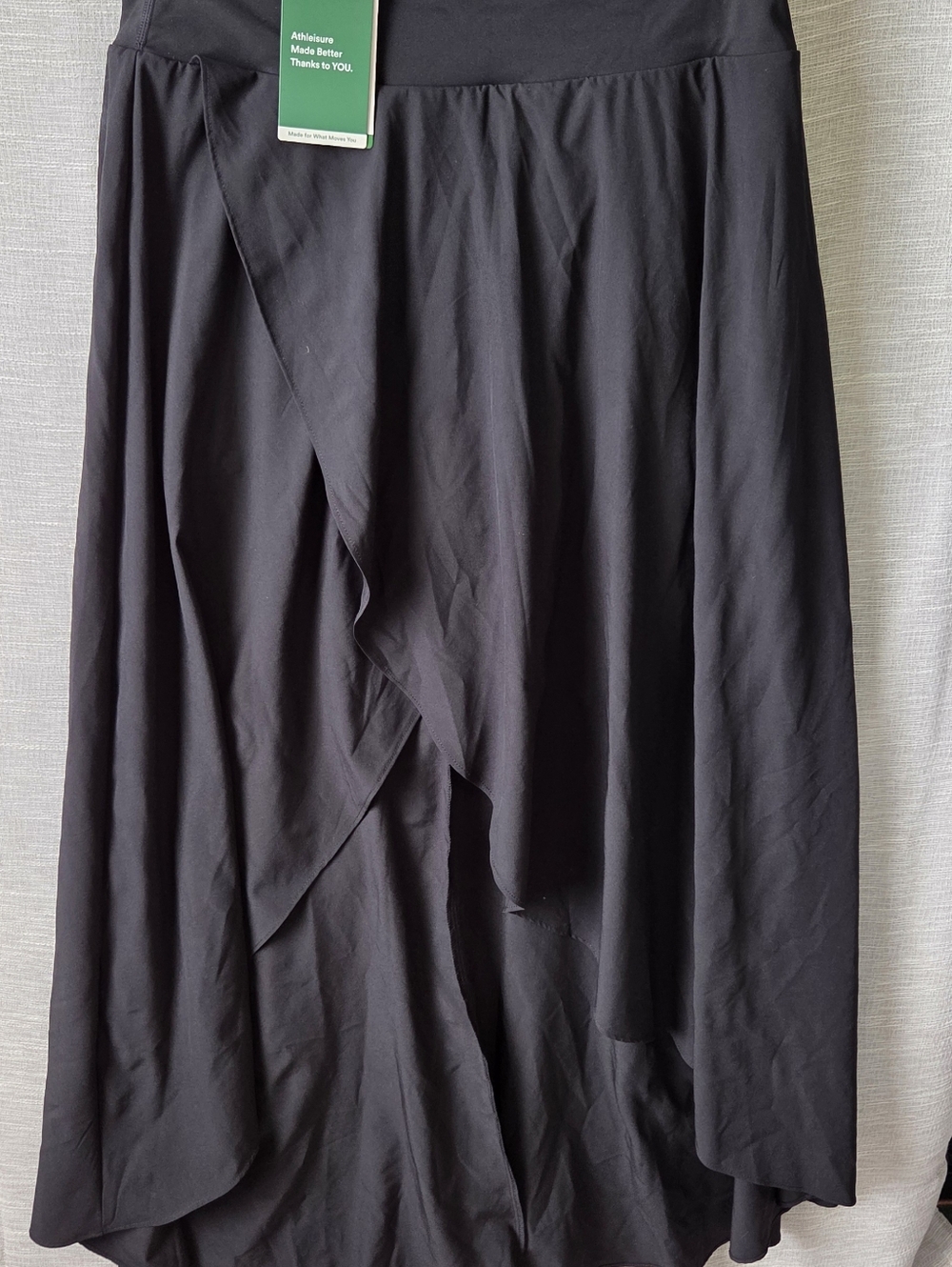 HALARA Breezeful™ high low black midi skirt - Black med NWT - Picture 5 of 10